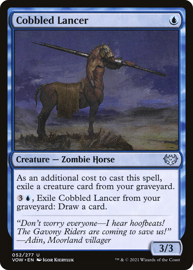 Cobbled Lancer (VOW-052) - Innistrad: Crimson Vow