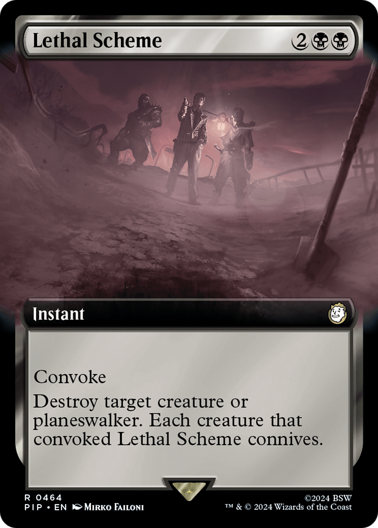 Lethal Scheme (PIP-464) - Fallout: (Extended Art) Foil