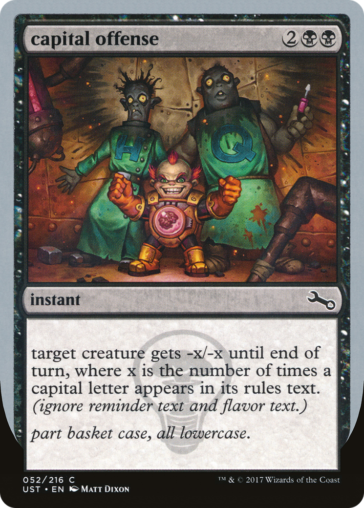 capital offense (UST-052) - Unstable