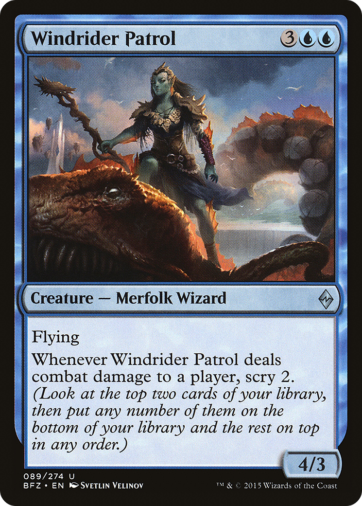 Windrider Patrol (BFZ-089) - Battle for Zendikar