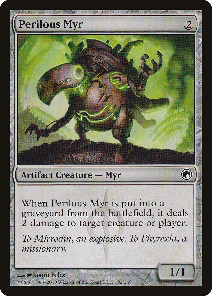 Perilous Myr (SOM-192) - Scars of Mirrodin Foil