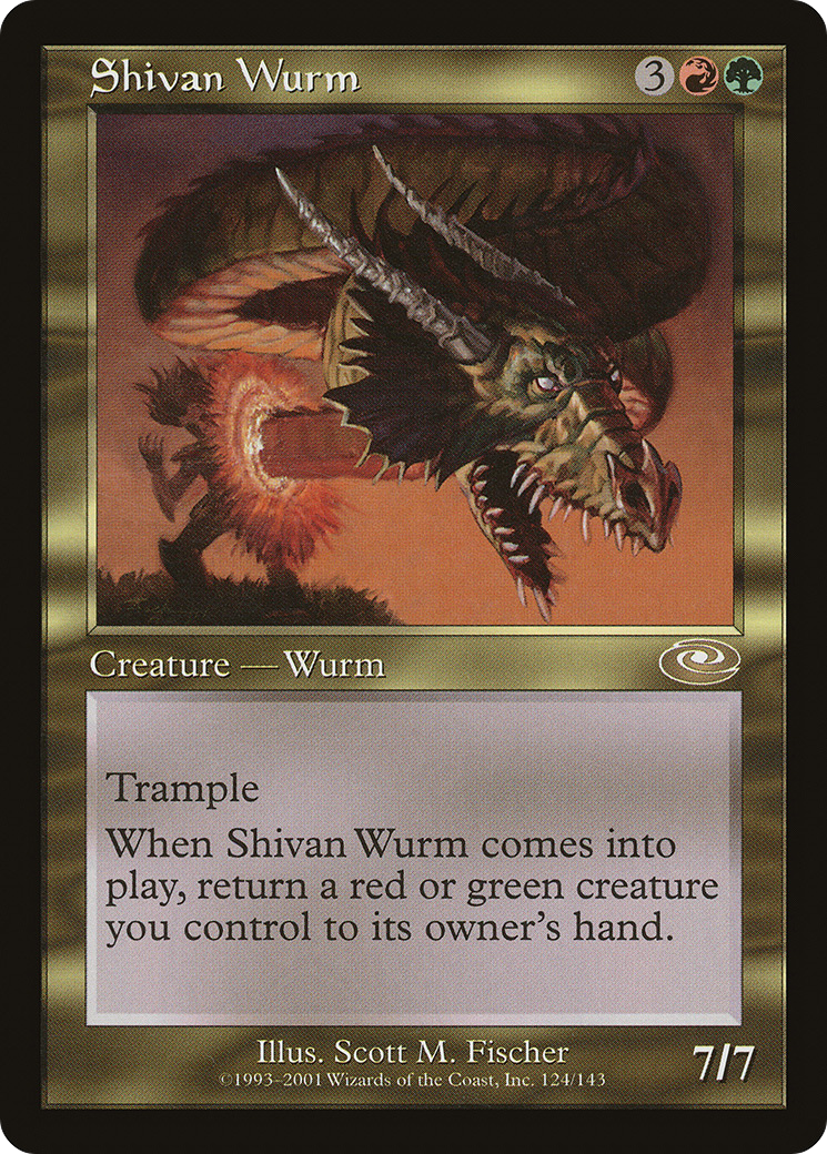 Shivan Wurm (PLS-124) - Planeshift
