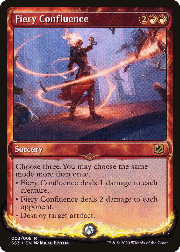 Fiery Confluence (SS3-003) - Signature Spellbook: Chandra