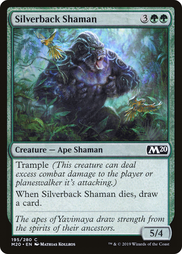 Silverback Shaman (M20-195) - Core Set 2020