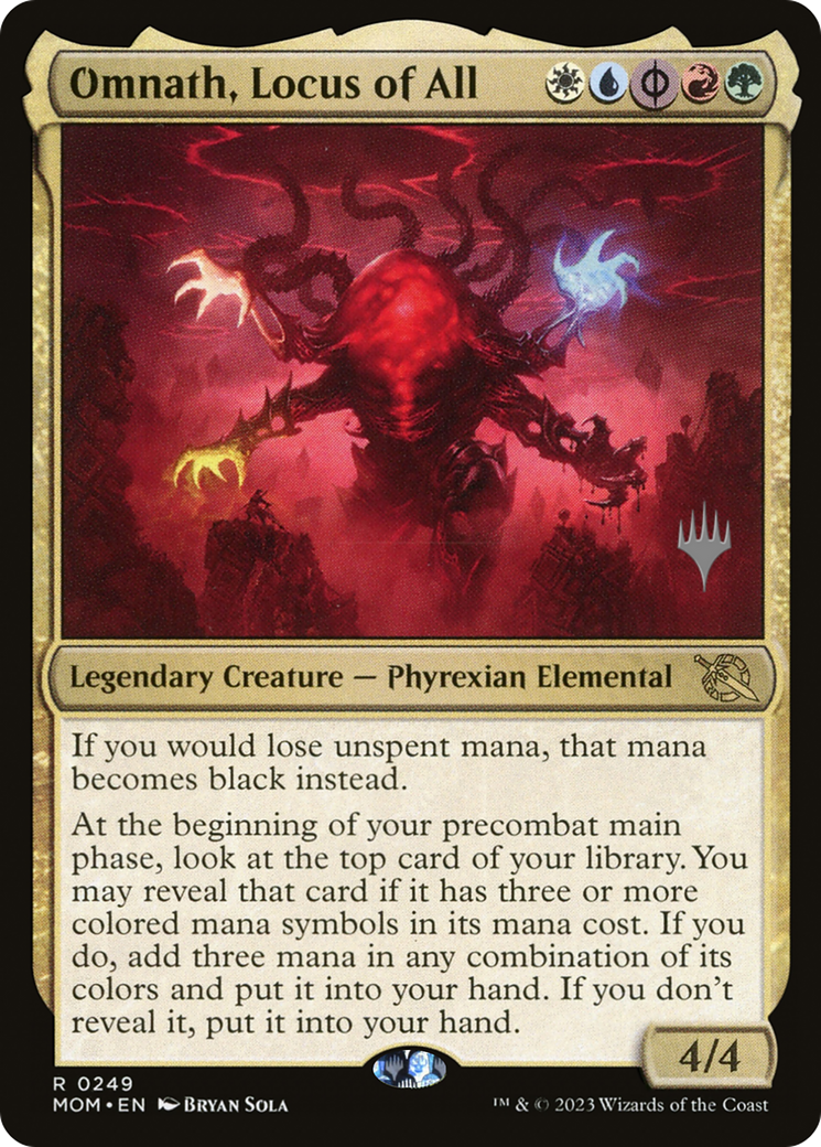 Omnath, Locus of All (PPMOM-249P) - March of the Machine Promos