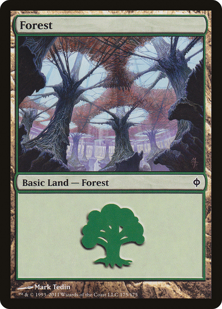 Forest (NPH-175) - New Phyrexia Foil