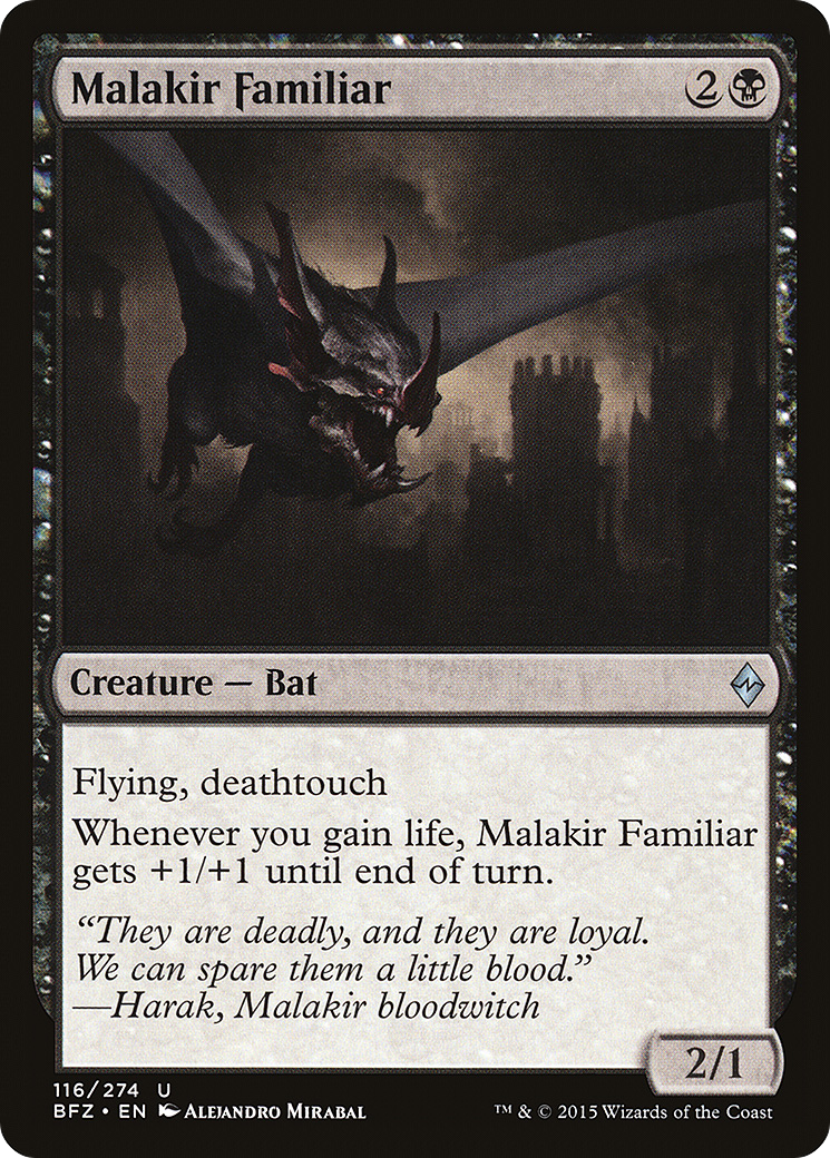 Malakir Familiar (BFZ-116) - Battle for Zendikar