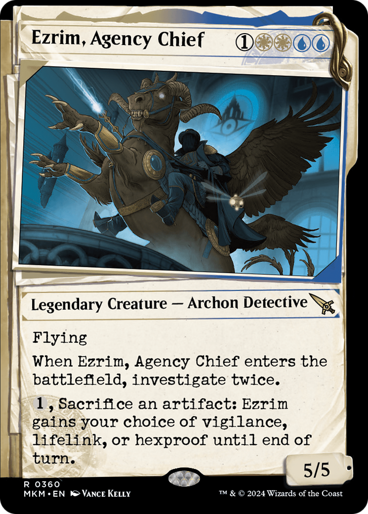Ezrim, Agency Chief (MKM-360) - Murders at Karlov Manor: (Showcase) Foil