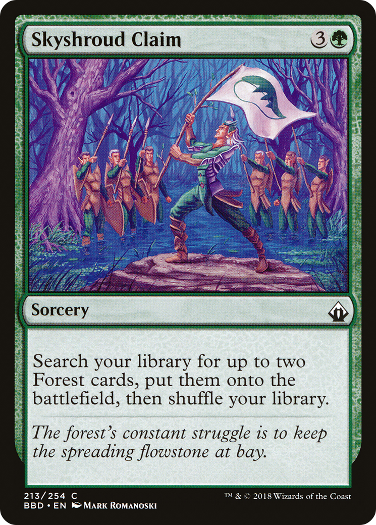 Skyshroud Claim (BBD-213) - Battlebond Foil