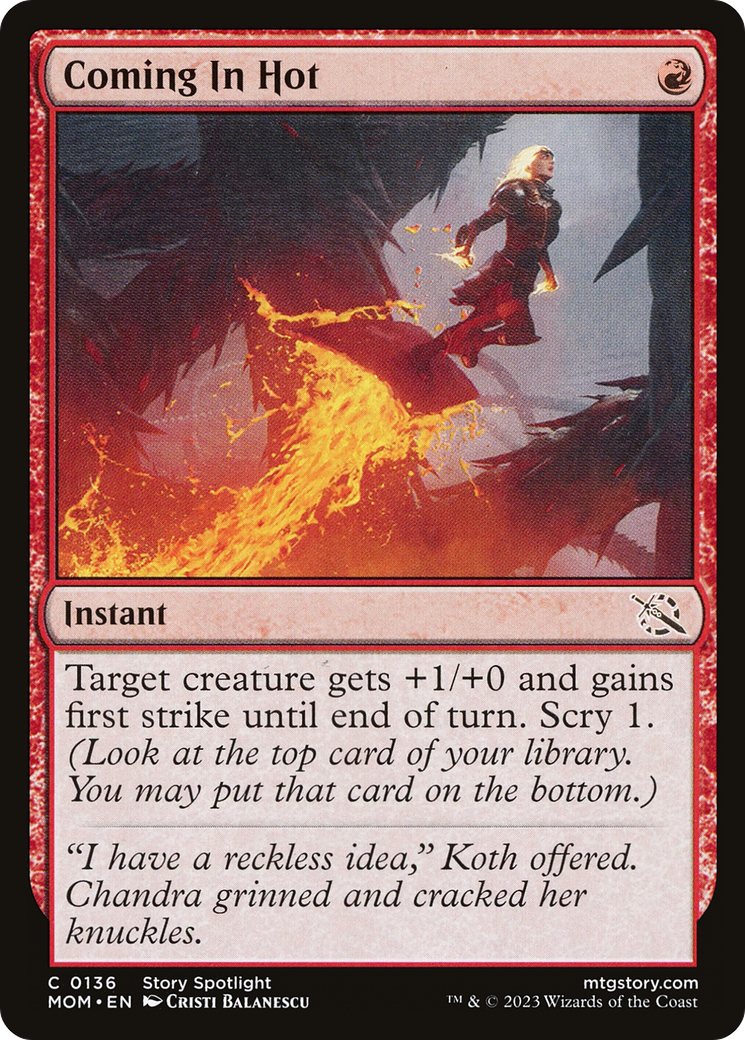 Coming In Hot (MOM-136) - March of the Machine Foil