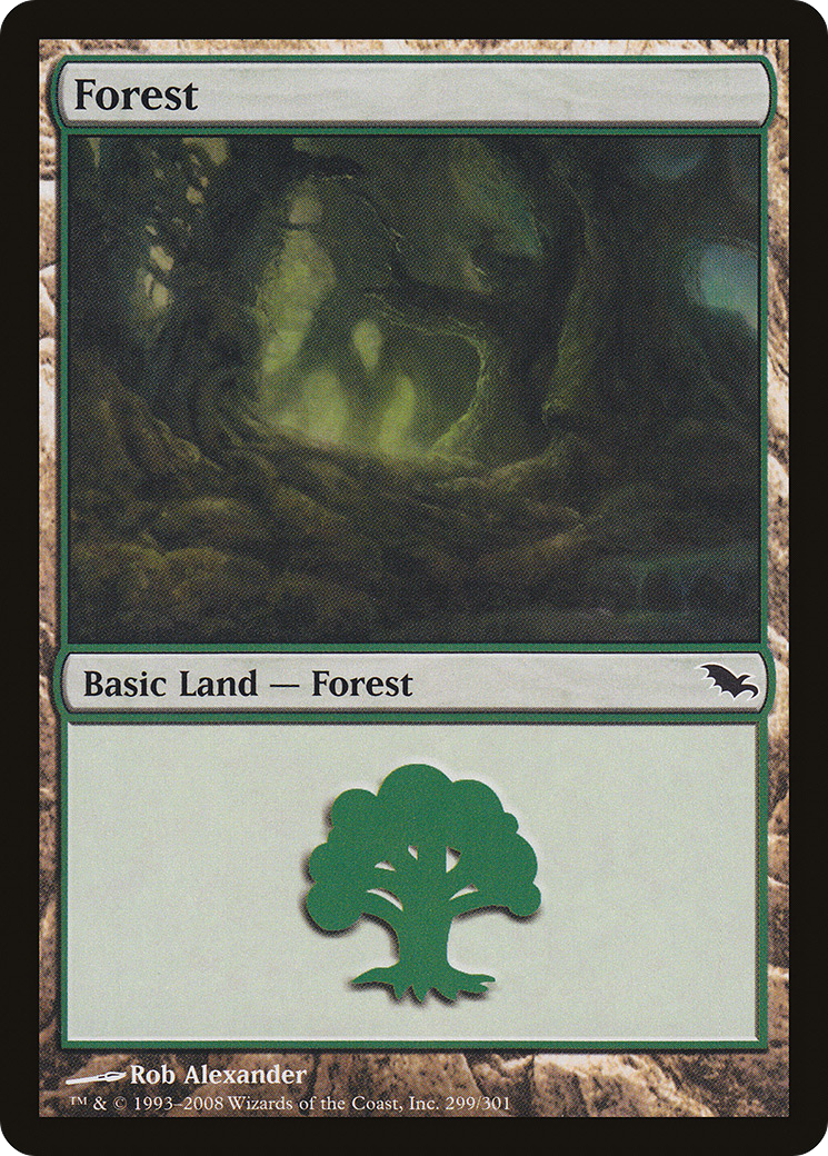 Forest (SHM-299) - Shadowmoor Foil