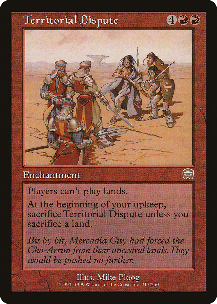 Territorial Dispute (MMQ-217) - Mercadian Masques Foil