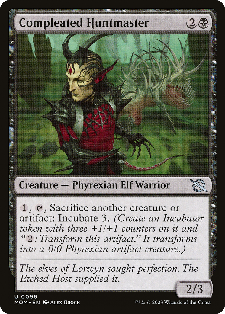 Compleated Huntmaster (MOM-096) - March of the Machine Foil