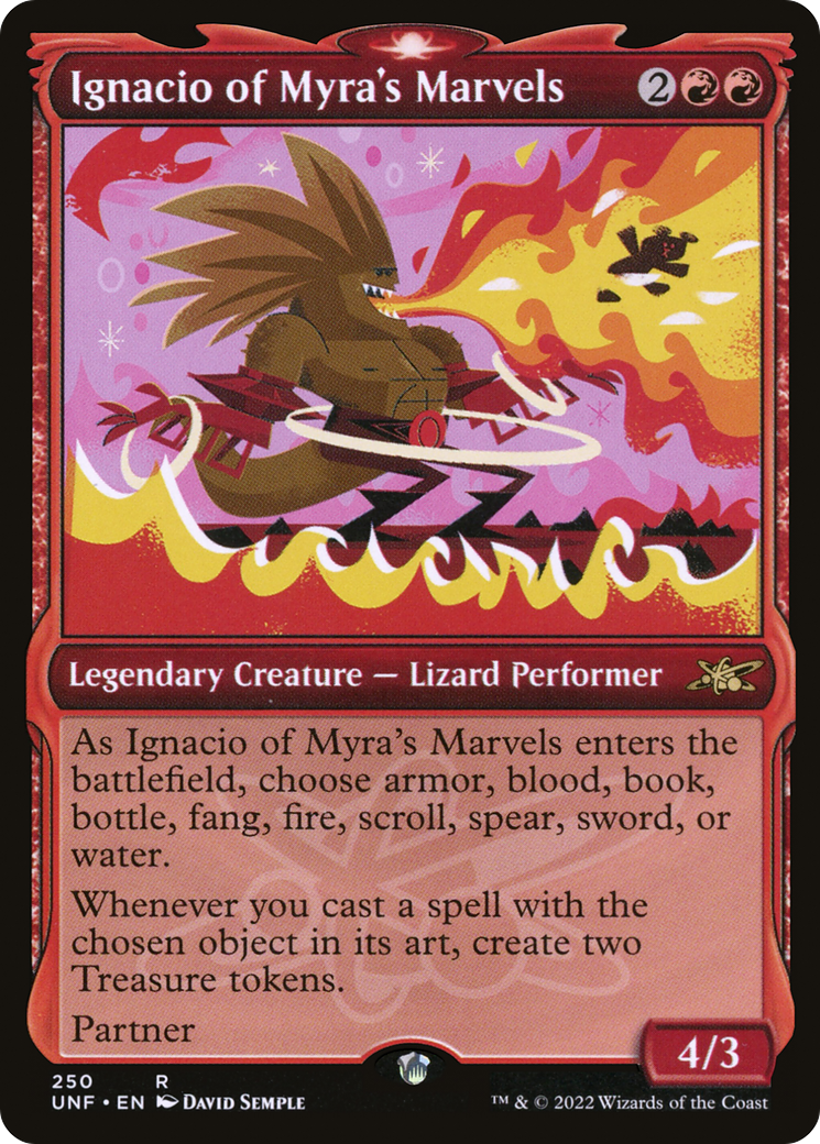 Ignacio of Myra's Marvels (UNF-250) - Unfinity: (Showcase) Foil