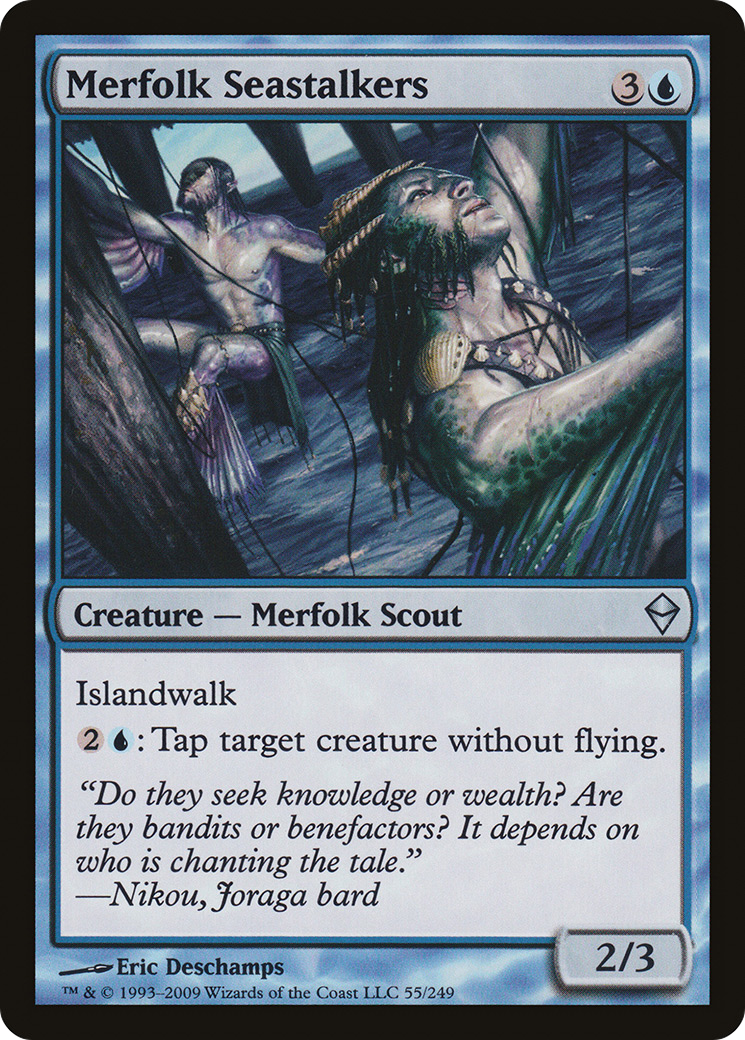 Merfolk Seastalkers (ZEN-055) - Zendikar Foil