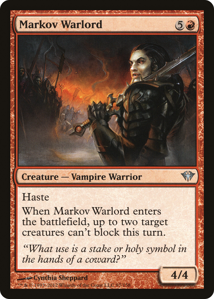 Markov Warlord (DKA-097) - Dark Ascension Foil