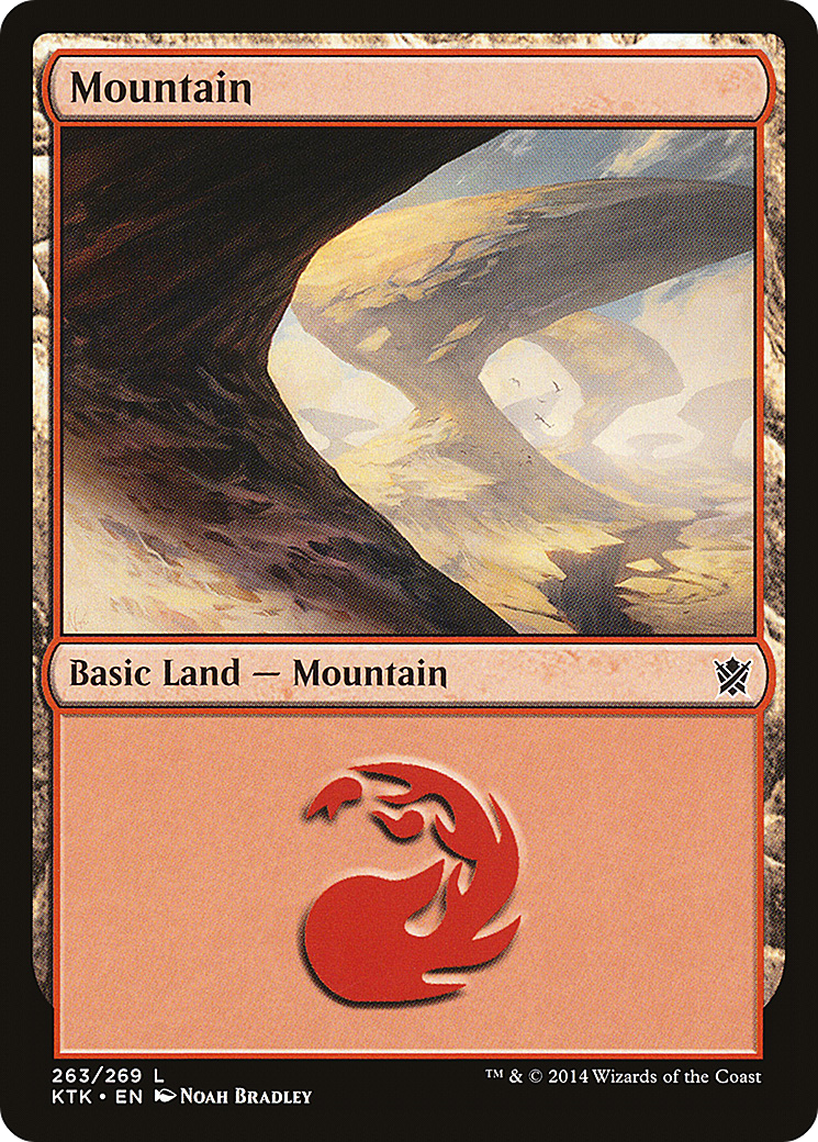 Mountain (KTK-263) - Khans of Tarkir Foil