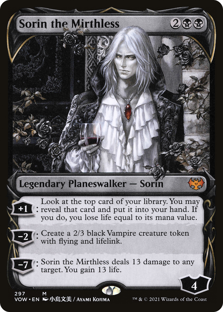 Sorin the Mirthless (VOW-297) - Innistrad: Crimson Vow: (Showcase)