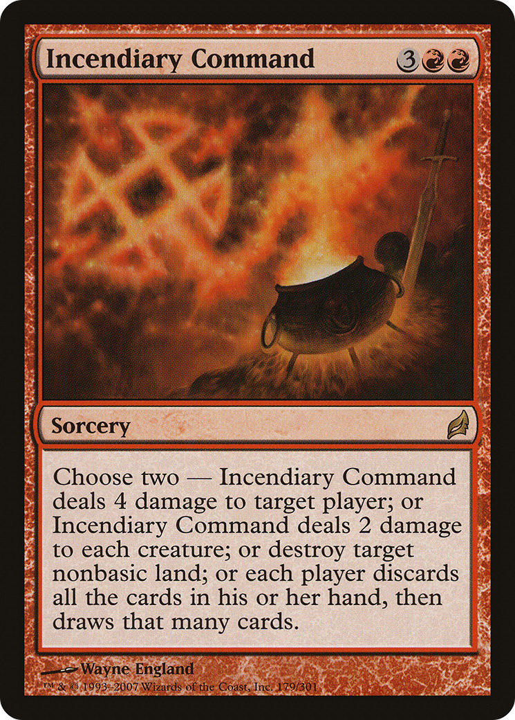 Incendiary Command (LRW-179) - Lorwyn