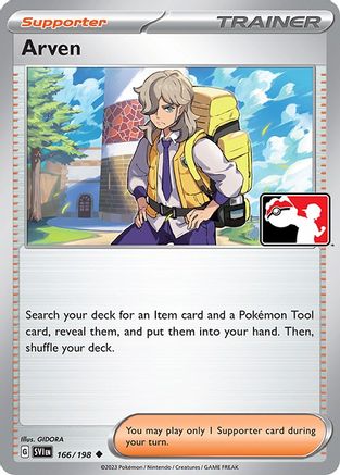 Arven 166/198  - Holofoil Prize Pack Series Cards - Uncommon