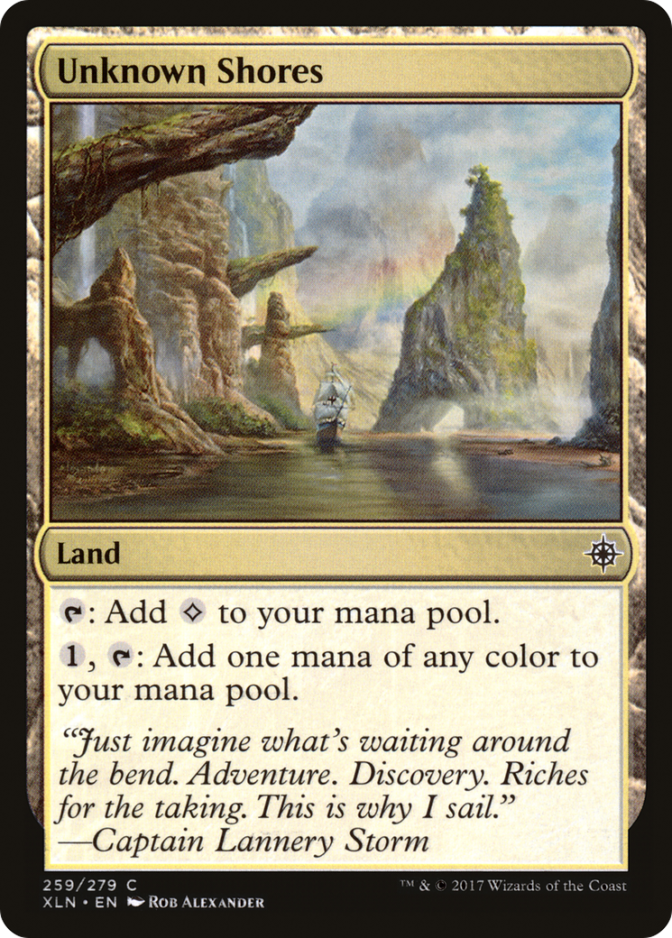 Unknown Shores (XLN-259) - Ixalan Foil