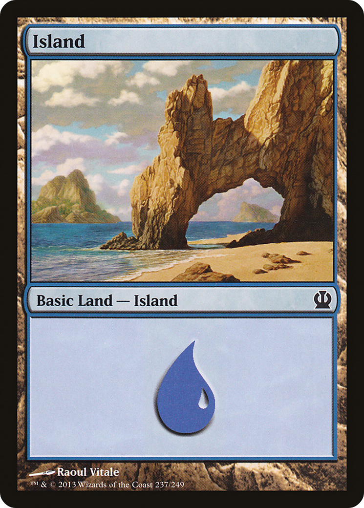 Island (THS-237) - Theros Foil