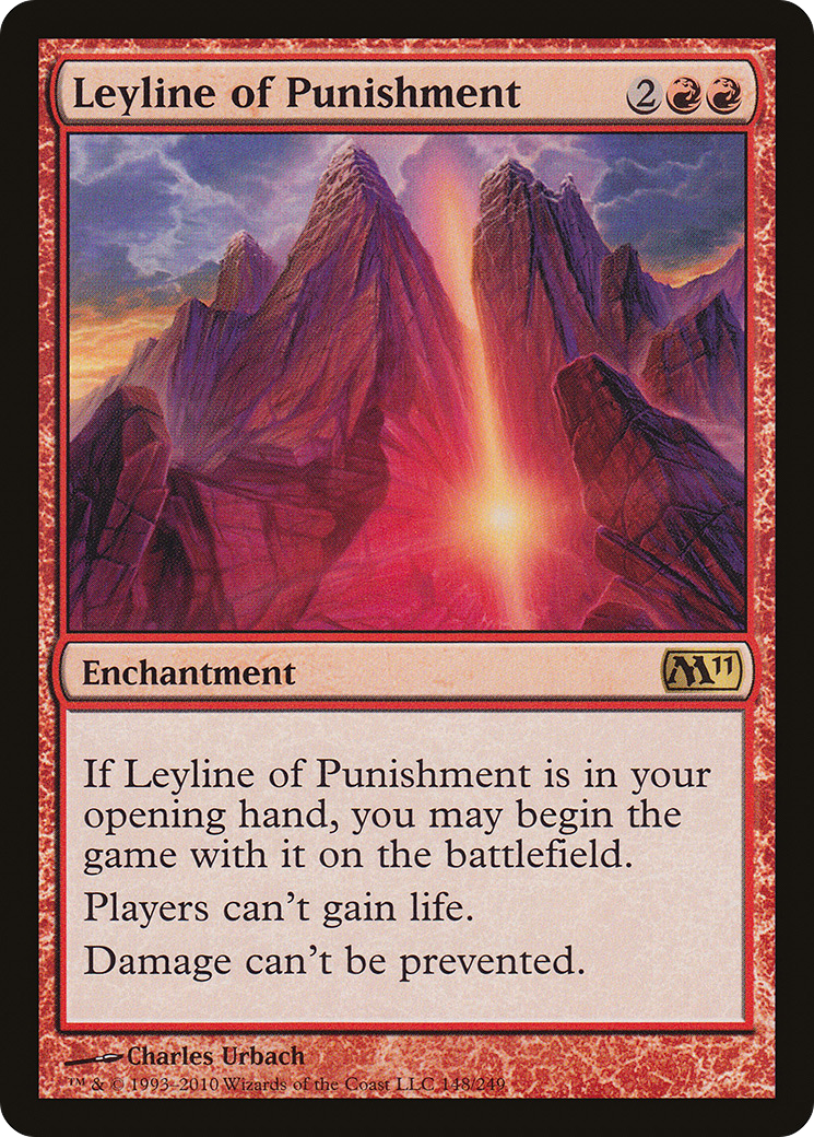 Leyline of Punishment (M11-148) - Magic 2011 Foil