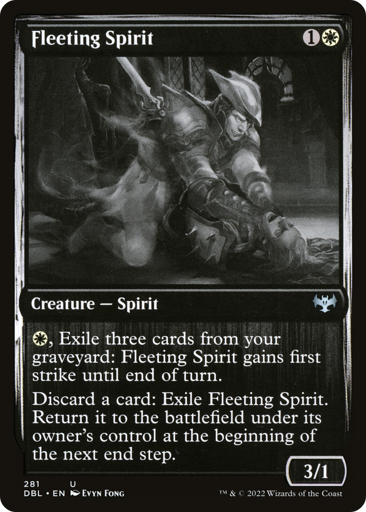 Fleeting Spirit (DBL-281) - Innistrad: Double Feature Foil