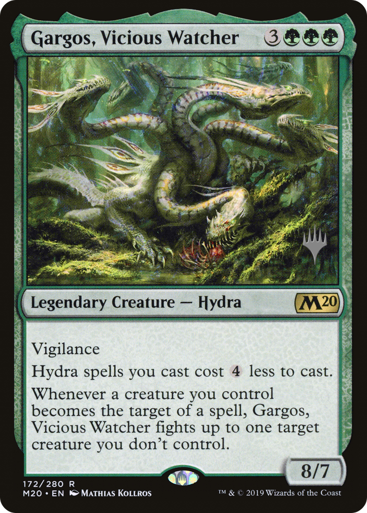 Gargos, Vicious Watcher (PPM20-172) - Core Set 2020 Promos Foil