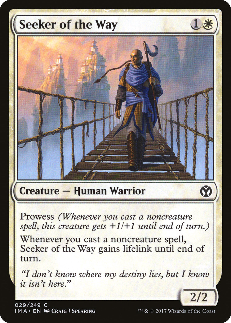 Seeker of the Way (IMA-029) - Iconic Masters Foil