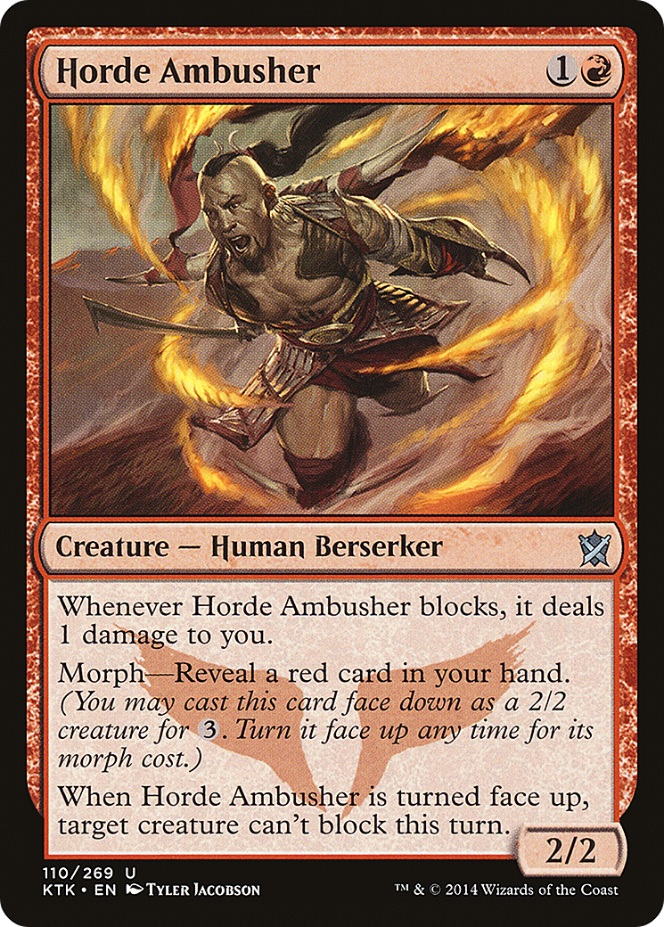 Horde Ambusher (KTK-110) - Khans of Tarkir