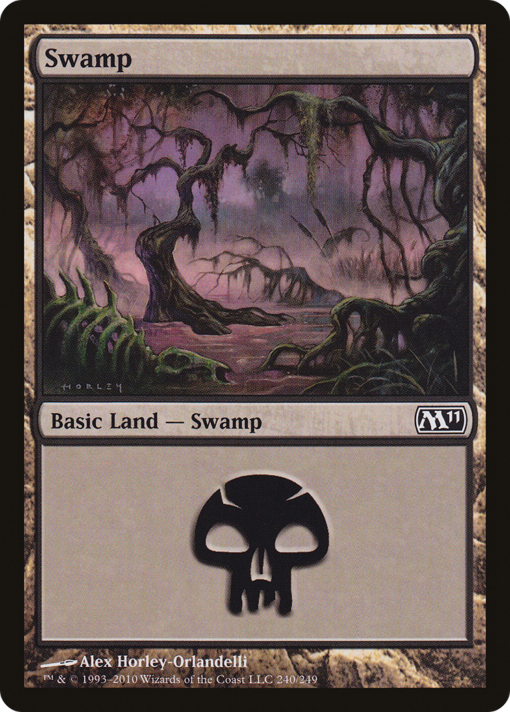 Swamp (M11-240) - Magic 2011 Foil