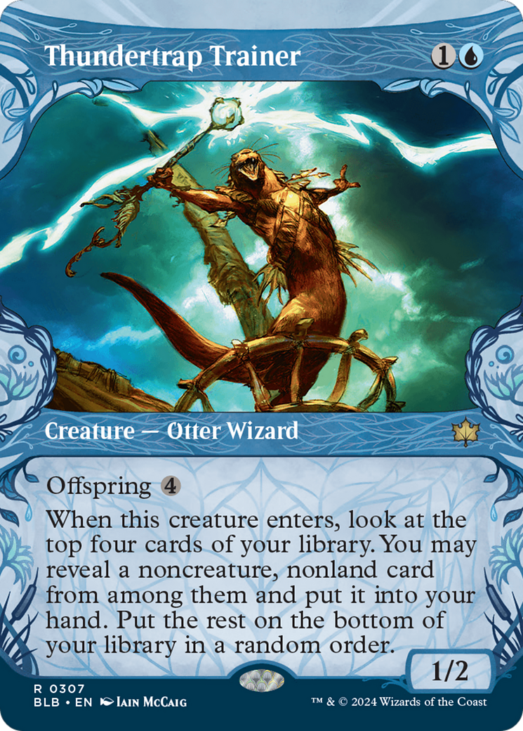 Thundertrap Trainer (BLB-307) - Bloomburrow: (Showcase) (Borderless) Foil