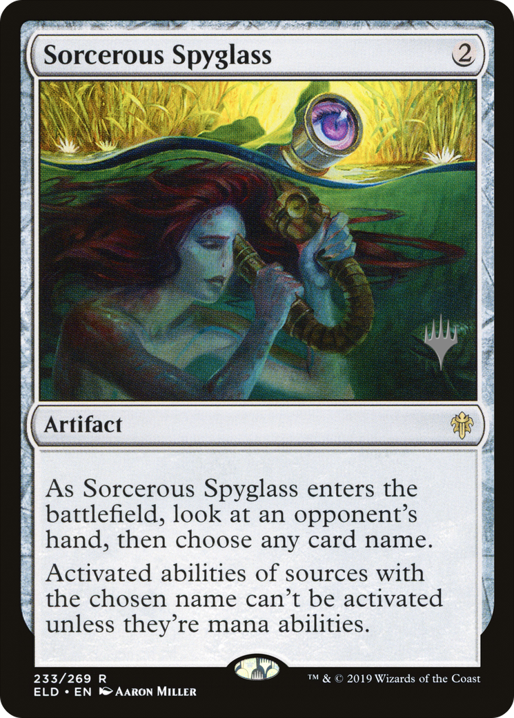 Sorcerous Spyglass (PPELD-233P) - Throne of Eldraine Promos