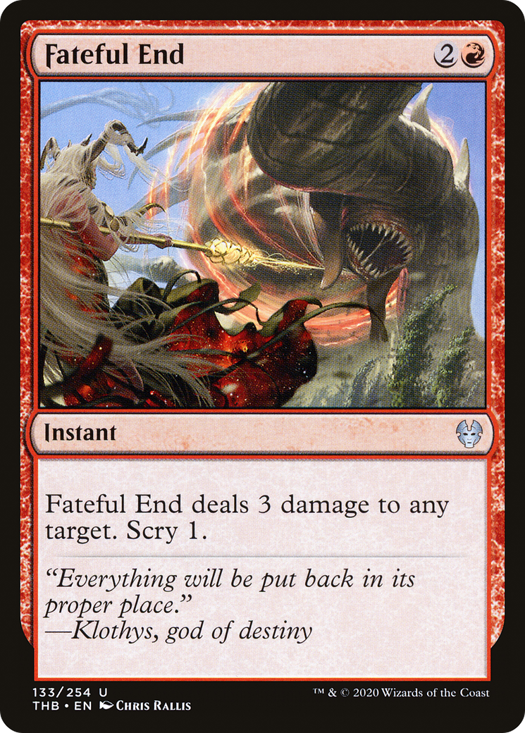 Fateful End (THB-133) - Theros Beyond Death Foil
