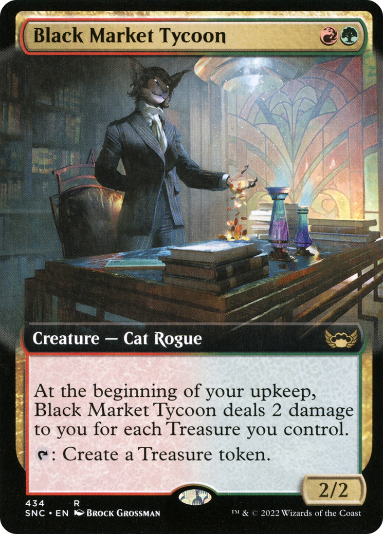 Black Market Tycoon (SNC-434) - Streets of New Capenna: (Extended Art) Foil