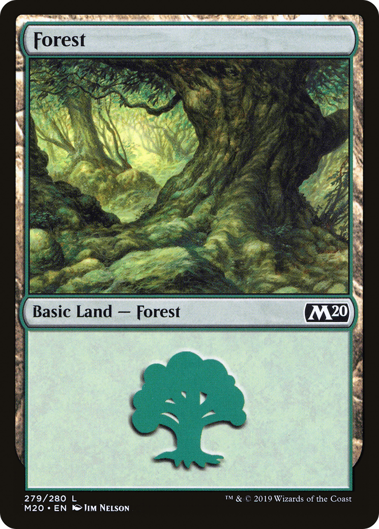 Forest (M20-279) - Core Set 2020 Foil
