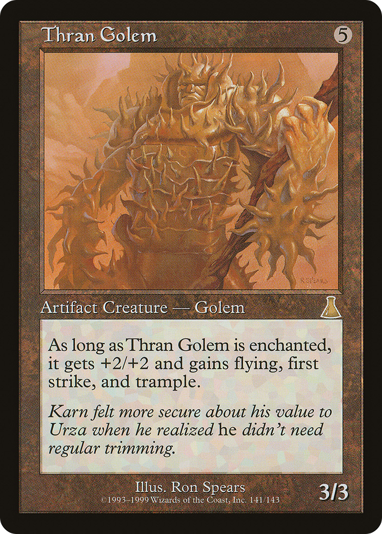 Thran Golem (UDS-141) - Urza's Destiny Foil