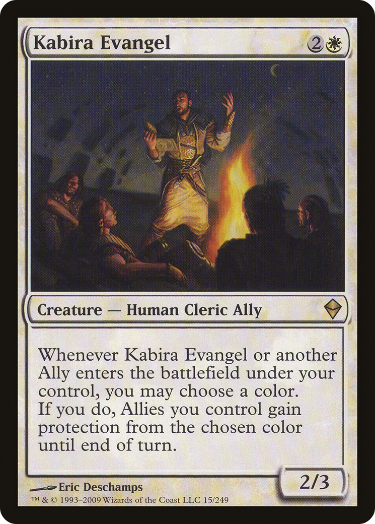 Kabira Evangel (ZEN-015) - Zendikar Foil