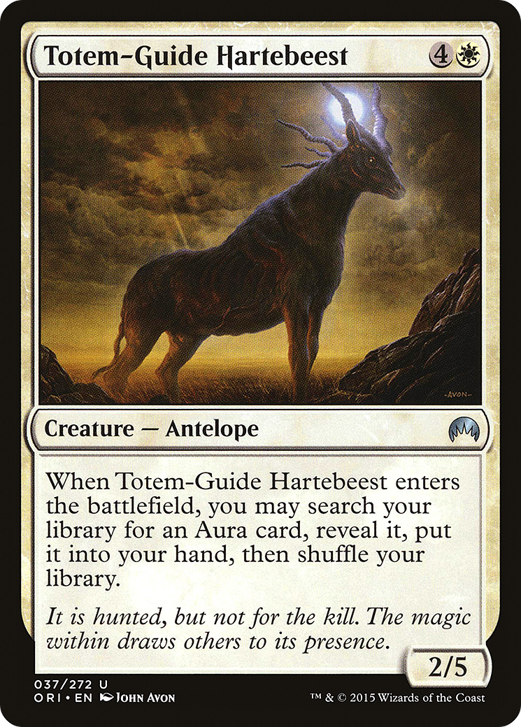 Totem-Guide Hartebeest (ORI-037) - Magic Origins Foil