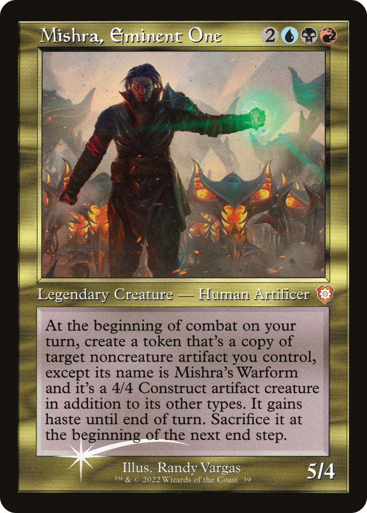 Mishra, Eminent One (BRC-039) - The Brothers' War Commander Etched Foil