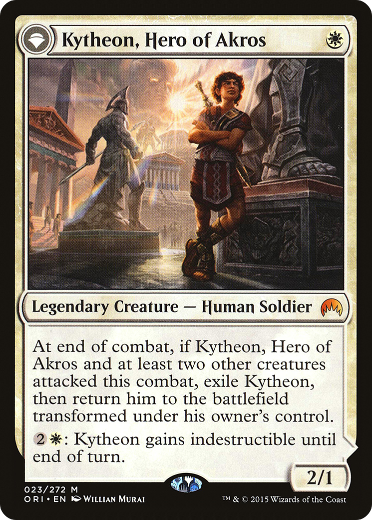 Kytheon, Hero of Akros // Gideon, Battle-Forged (ORI-023) - Magic Origins: (originpwdfc) Foil