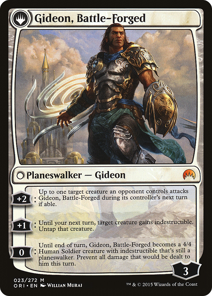 Kytheon, Hero of Akros // Gideon, Battle-Forged (ORI-023) - Magic Origins: (originpwdfc) Foil