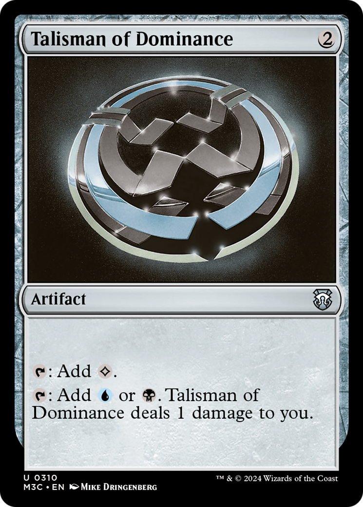 Talisman of Dominance (M3C-310) - Modern Horizons 3 Commander