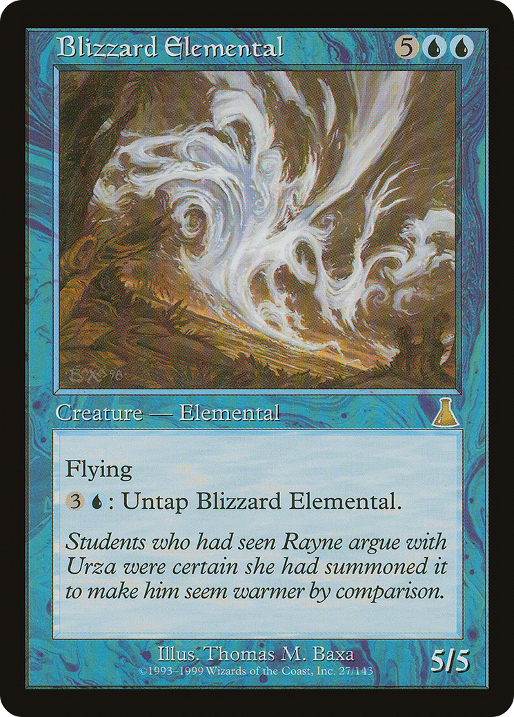 Blizzard Elemental (UDS-027) - Urza's Destiny