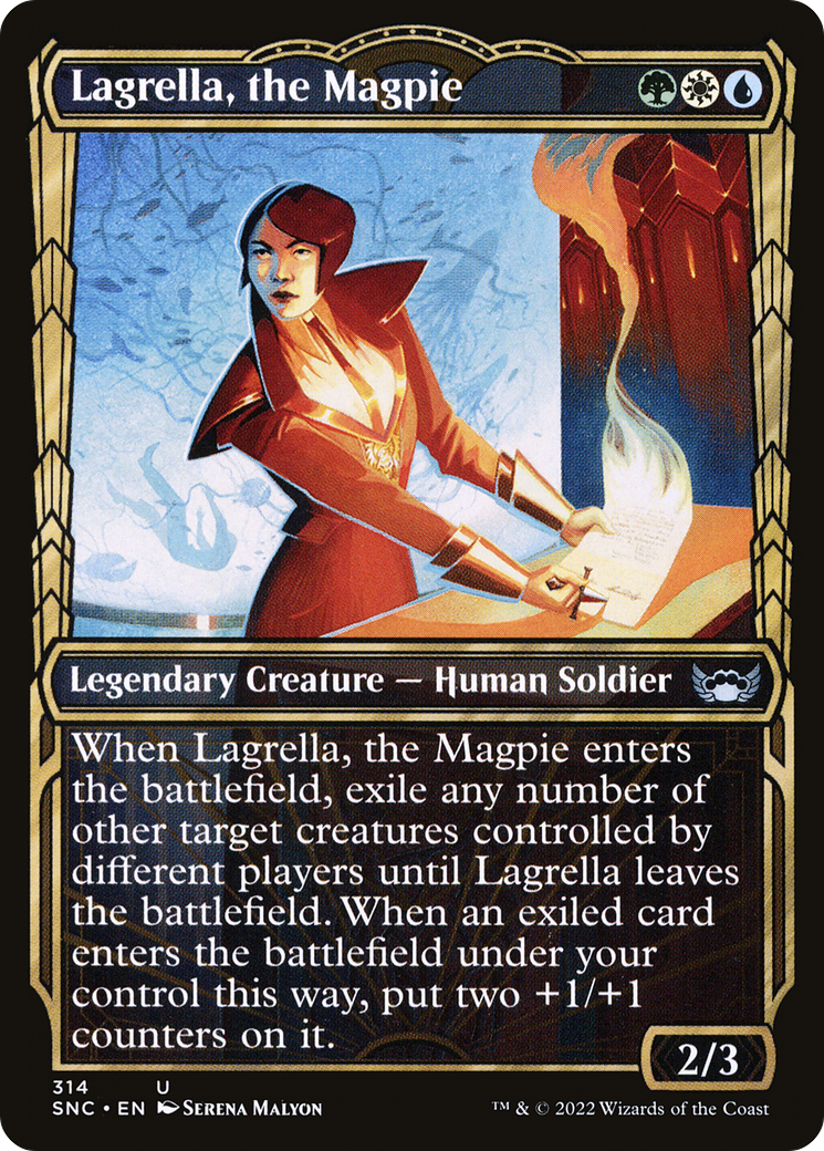 Lagrella, the Magpie (SNC-314) - Streets of New Capenna: (Showcase) Foil