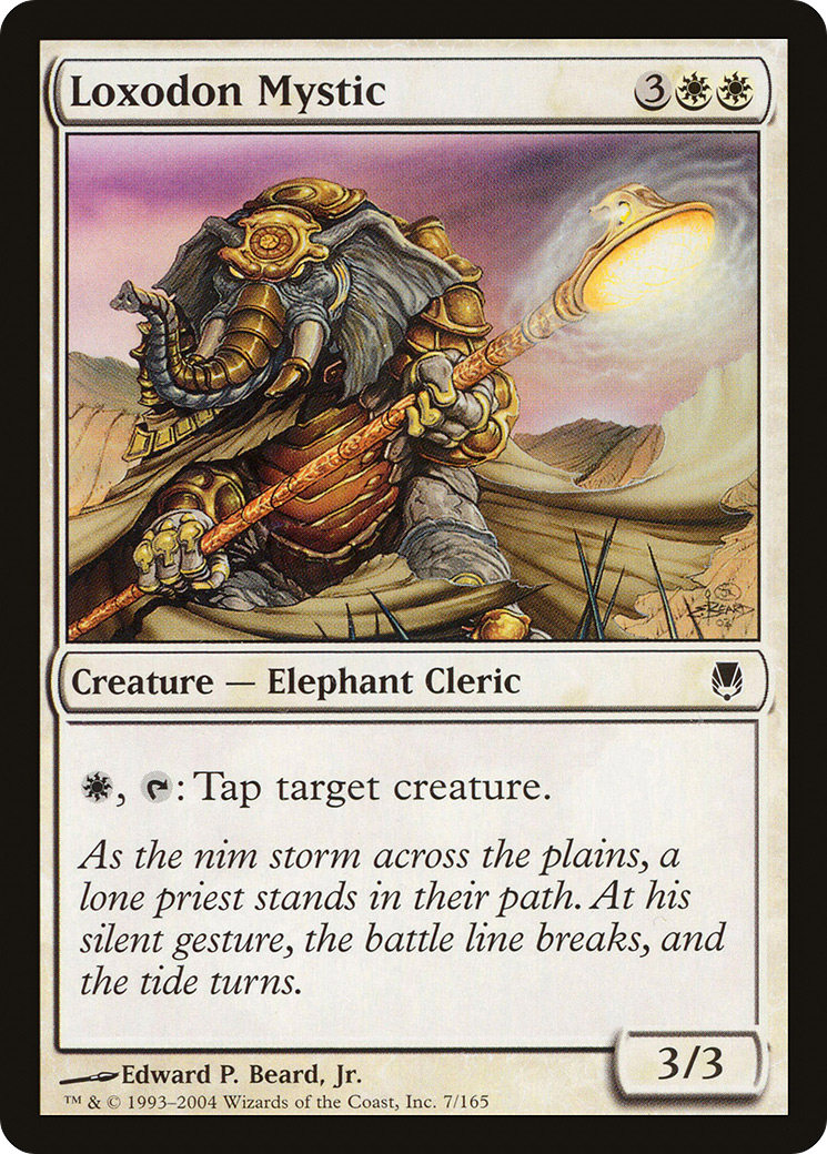 Loxodon Mystic (DST-007) - Darksteel Foil