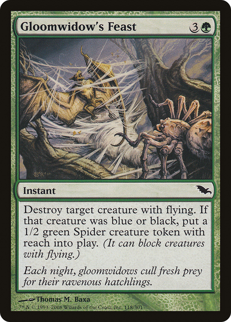 Gloomwidow's Feast (SHM-118) - Shadowmoor Foil