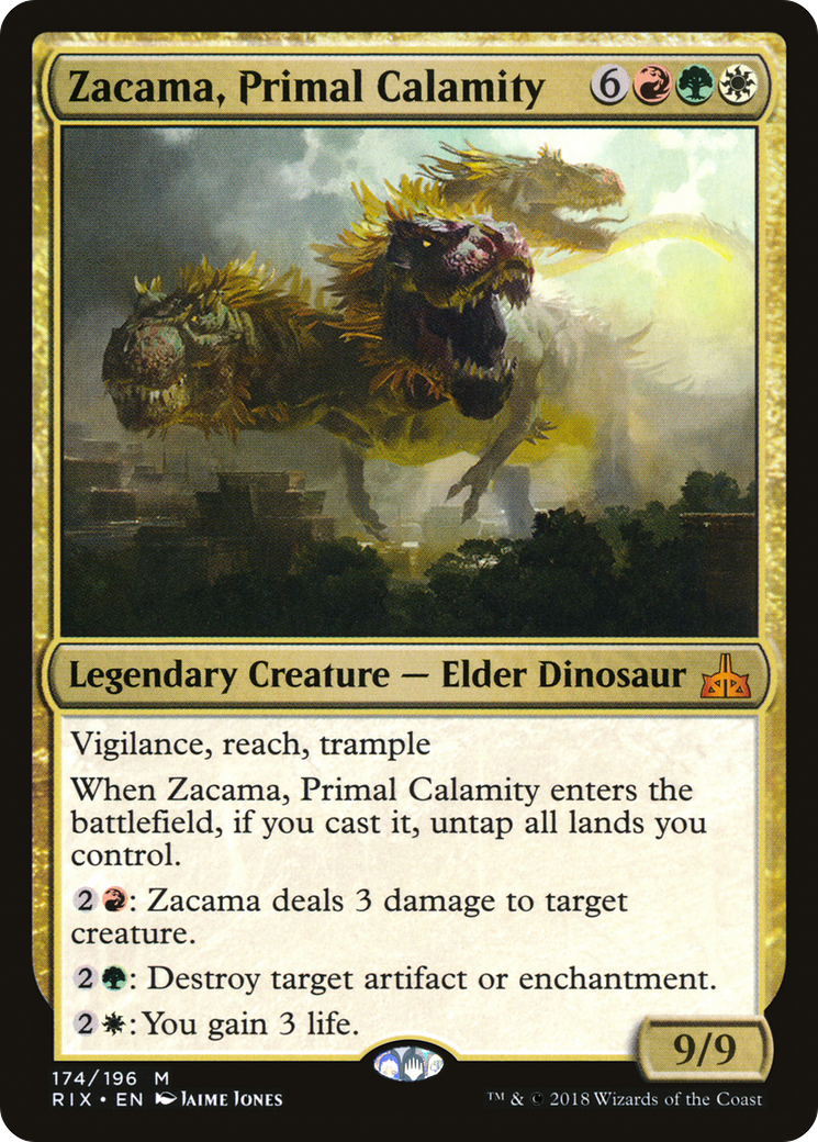 Zacama, Primal Calamity (RIX-174) - Rivals of Ixalan