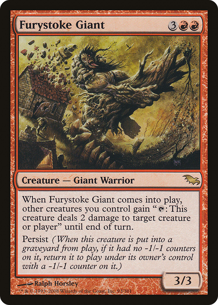 Furystoke Giant (SHM-093) - Shadowmoor